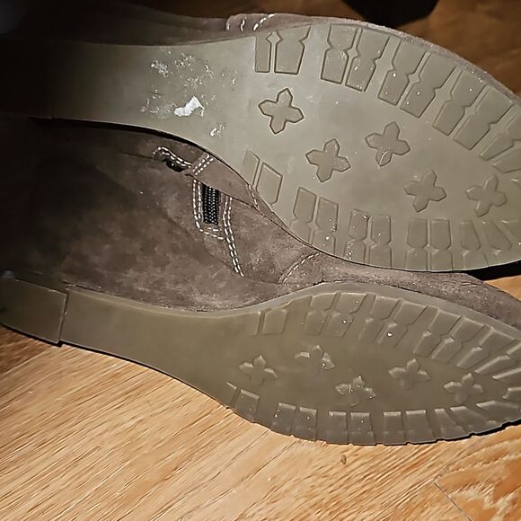 Tommy Hilfiger Bethany Suede Dark Brown Ankle Boots Size 8.5 - Picture 8 of 8